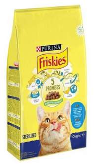 Friskies Somonlu ve Sebzeli Kısırlaştırılmış 10 kg Kedi Maması kullananlar yorumlar